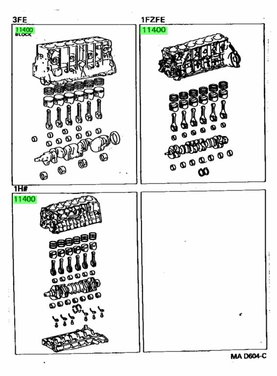 Toyota 11400-66041 part