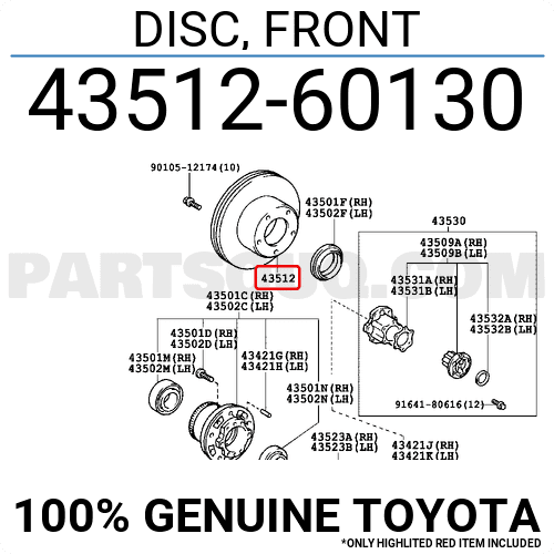 Disc Brake Rotor (Front)