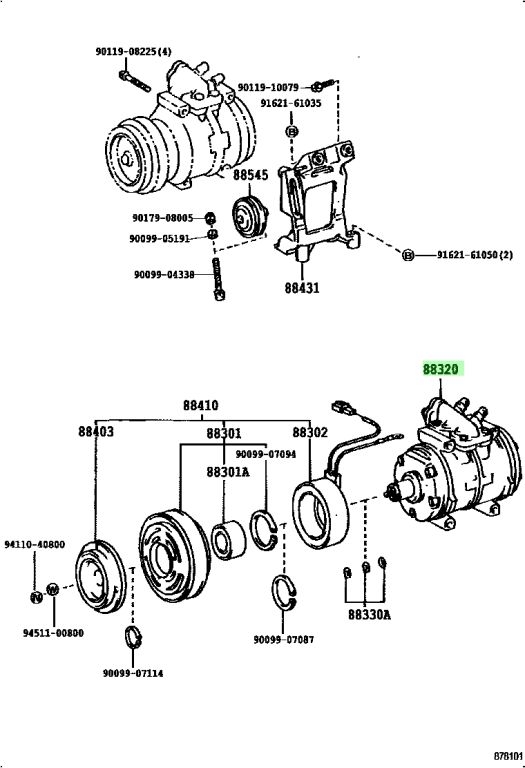 Toyota 88320-60280 part